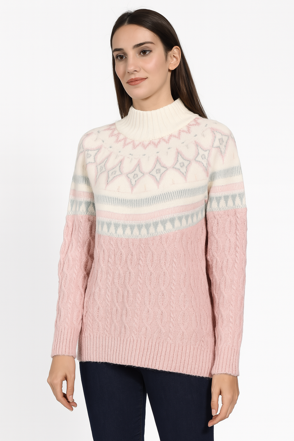 CHOMPA CASHIMIRE ROSADO