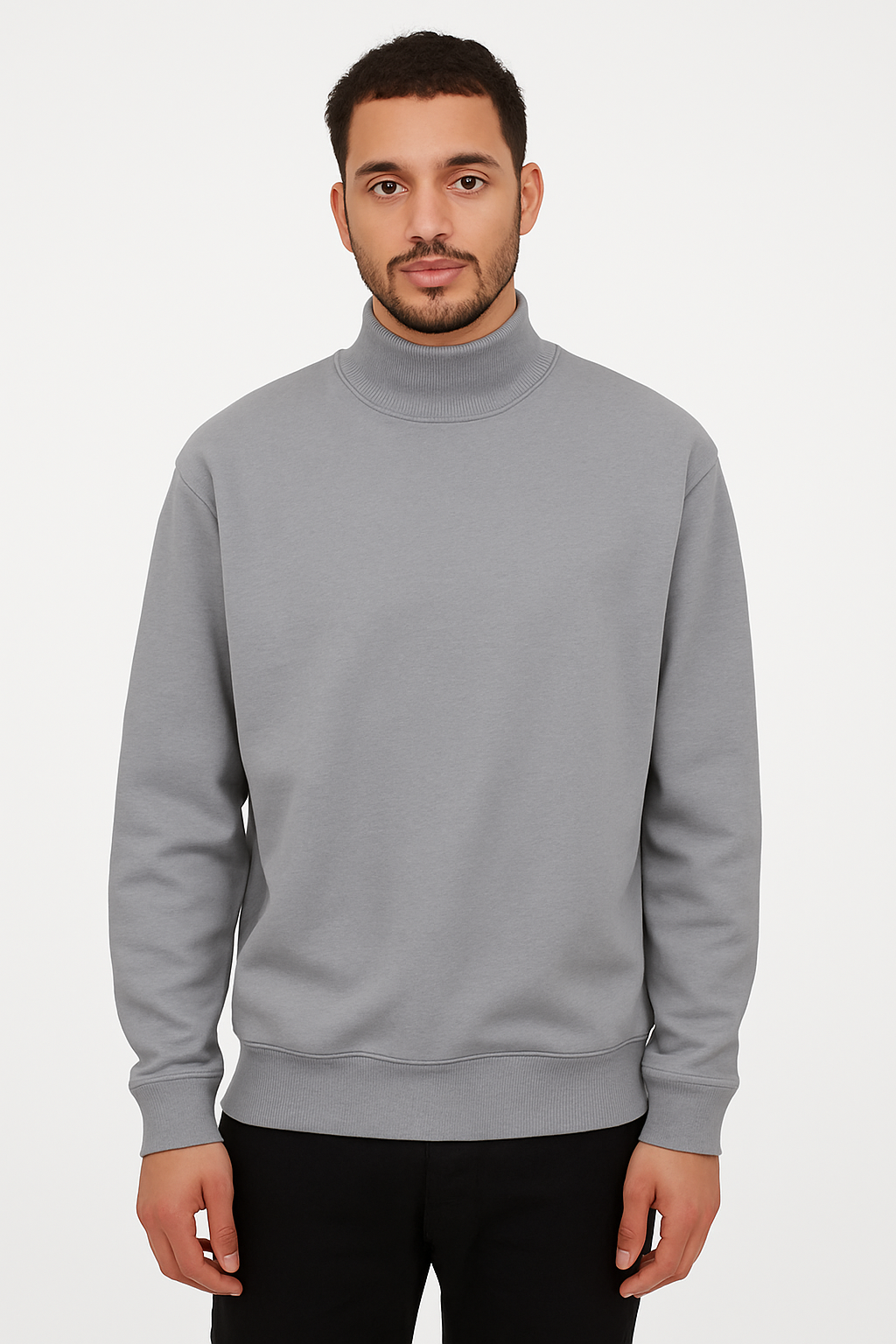 CHOMPA DE HILO PLOMO CLARO