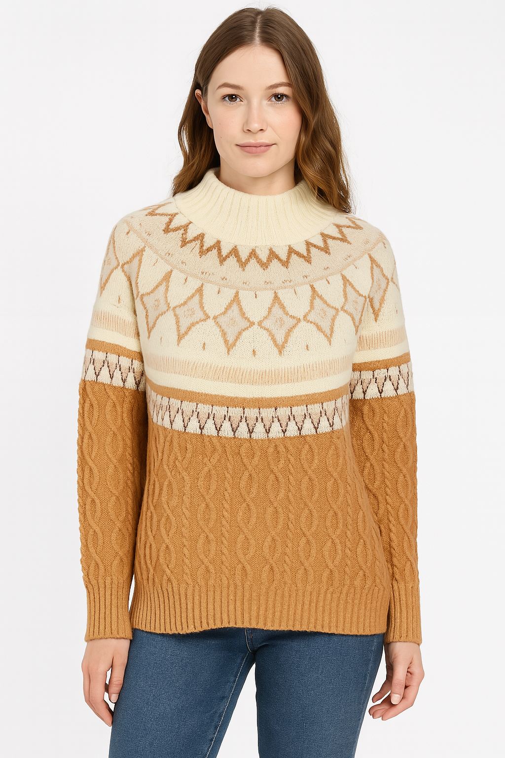 CHOMPA CASHIMIRE MARRÓN