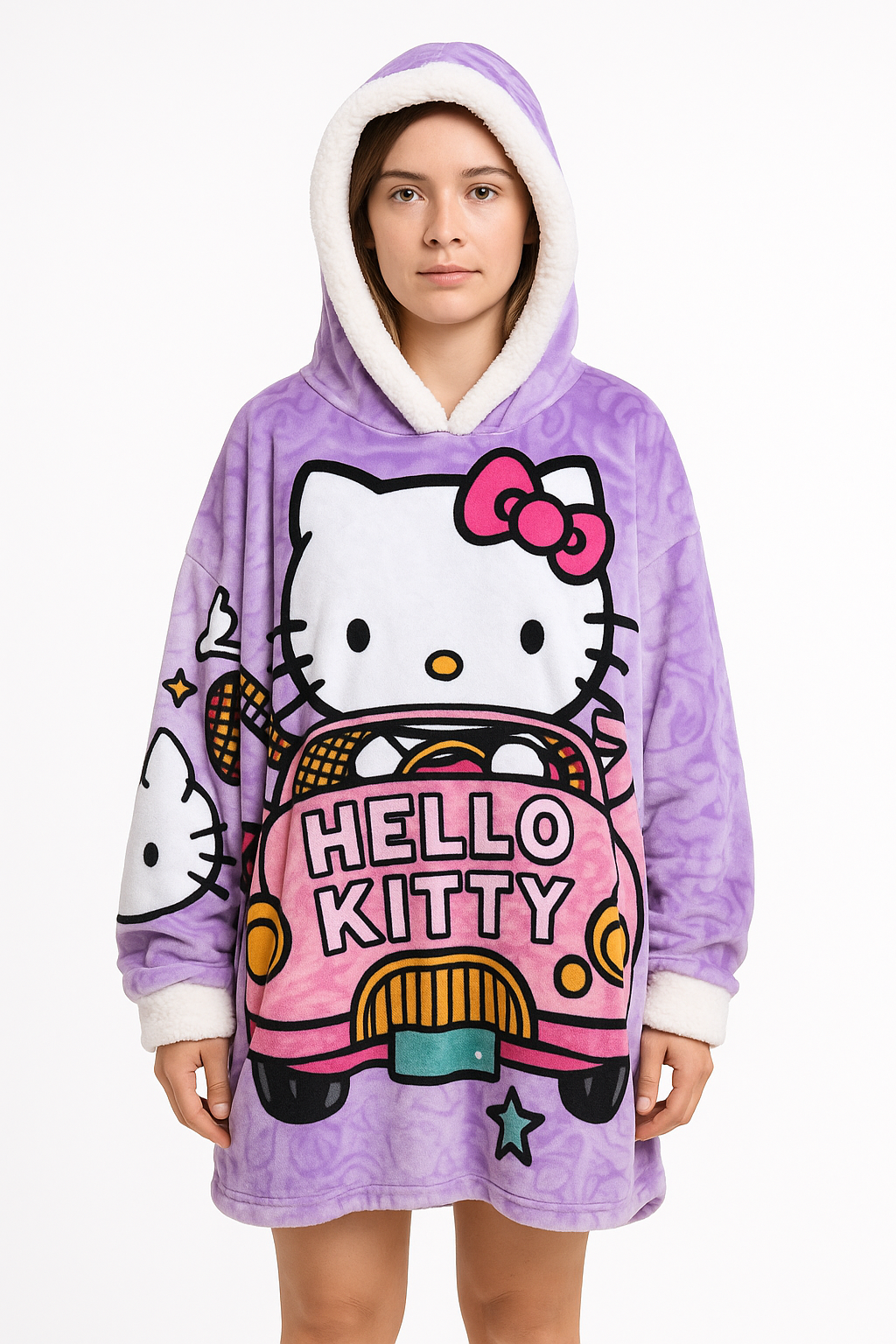 PARKA CAPUCHA POLAR HELLO KITTY