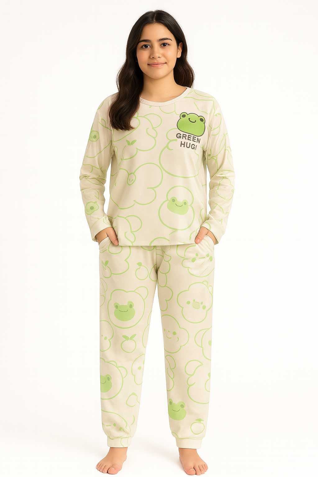PIJAMA TERCIO PELO DISEÑO RANA