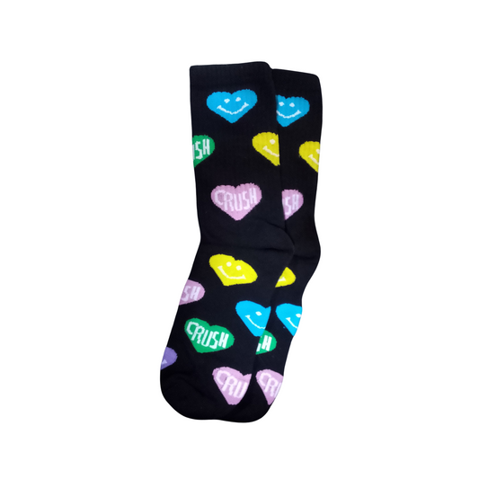 MEDIAS DE CORAZONES DE COLORES