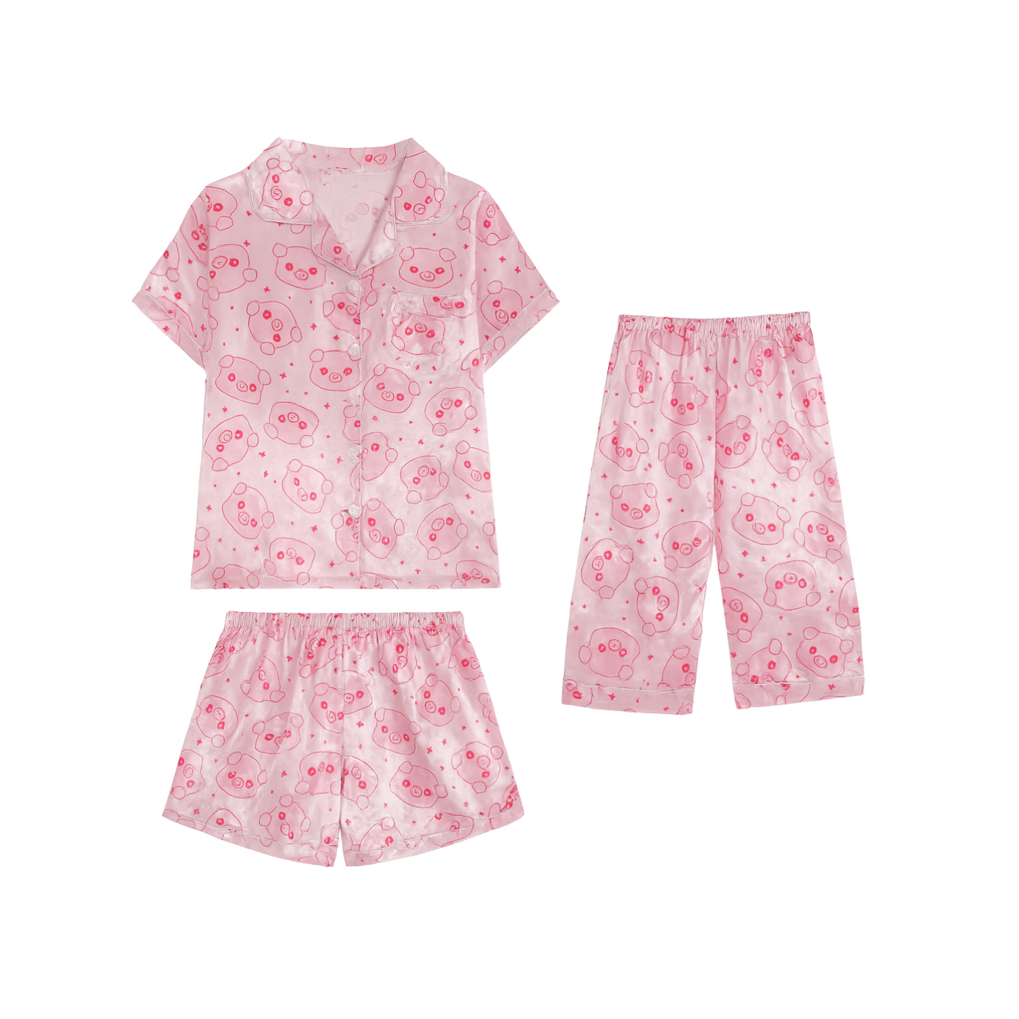 PIJAMA DE SEDA PACK DE 3