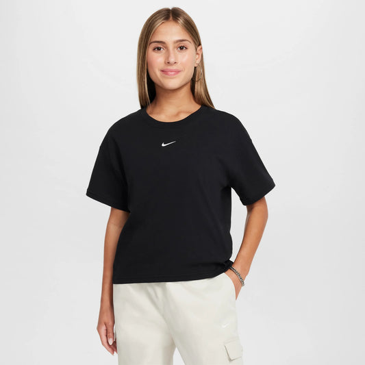 POLO TEE BOXY NEGRO