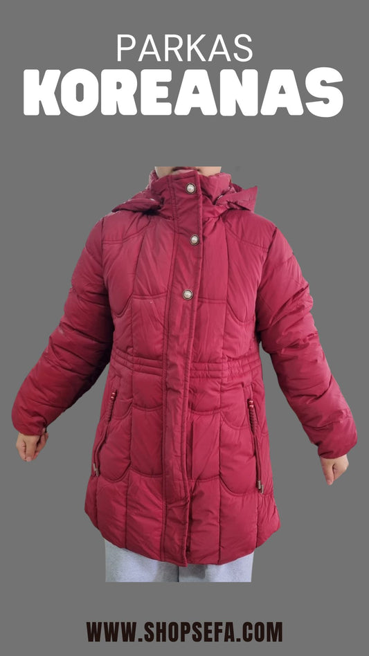PARKA KOREANA GUINDA