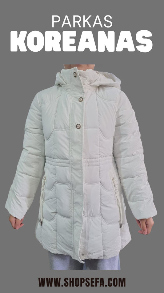 PARKA KOREANA CREMA