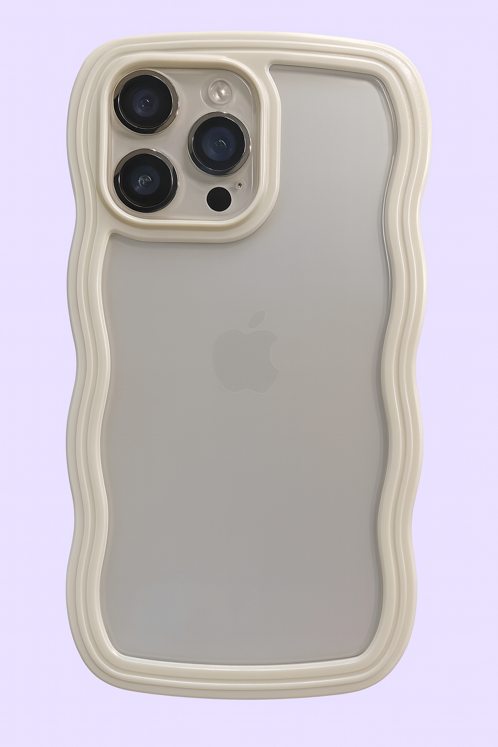 Carcasa protectora ondulada para iPhone – Diseño minimalista y elegante