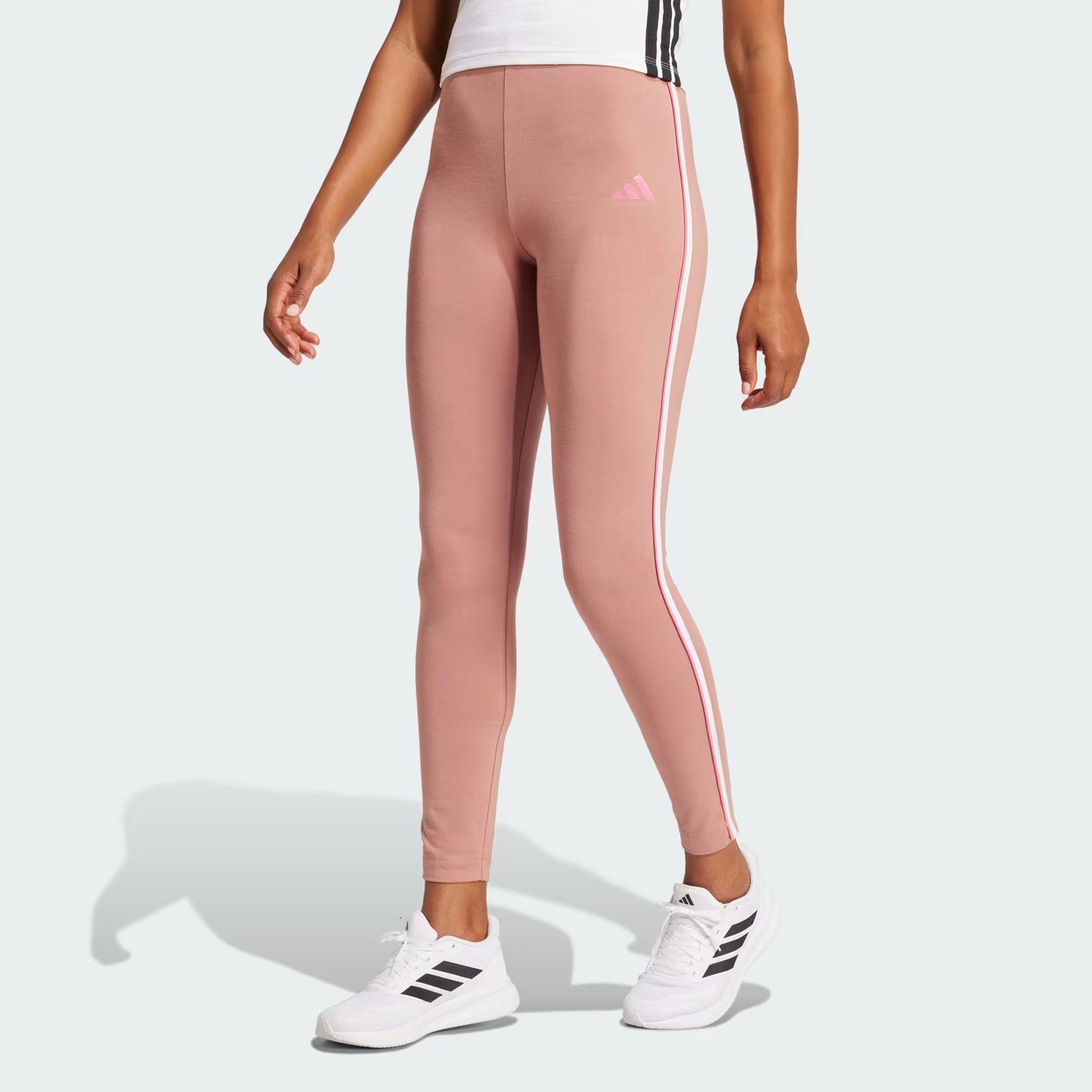 W CB LEGGINF NUDE LIDEA ROSA CON BLANCO