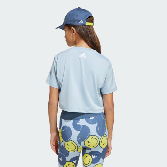Polo adidas x Smileyworld Training Niños Celeste