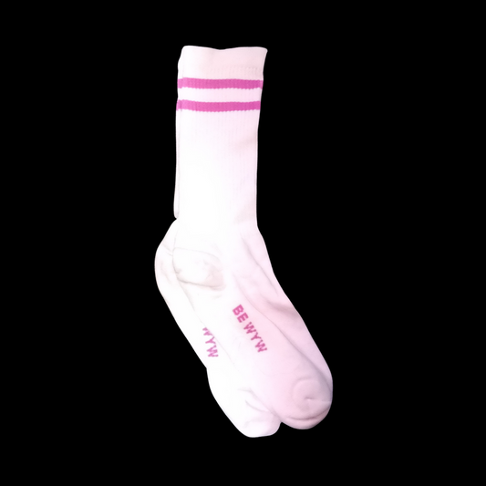 MEDIAS FRANJAS ROSADAS