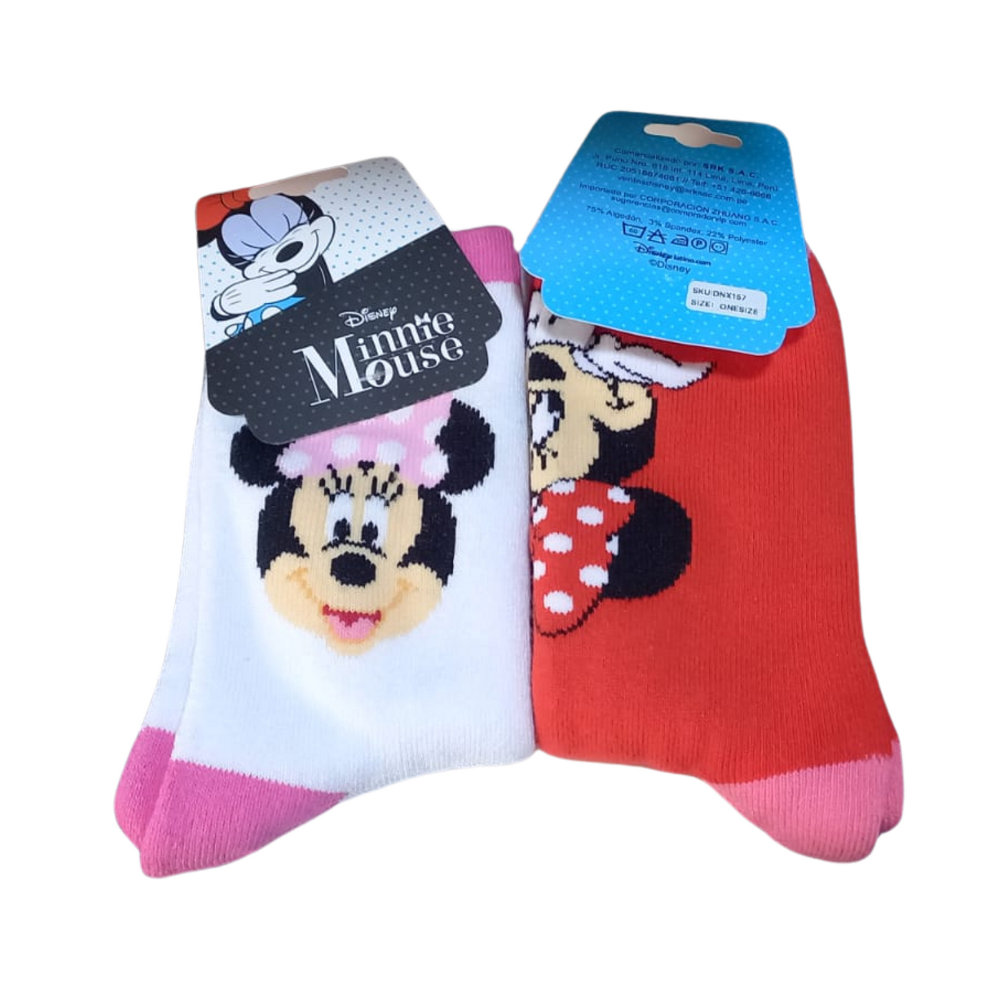 MEDIAS MINNIE Y MICKEY